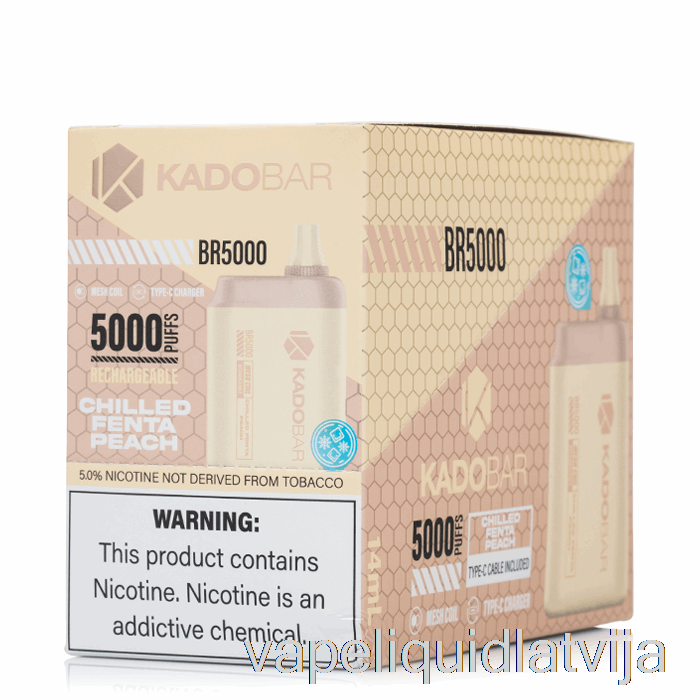 [5-pack] Kado Bar Br5000 Vienreizējās Lietošanas Vape šķidrums